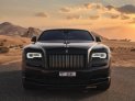 zwart Rolls Royce Wraith 2018 for rent in Abu Dhabi 2